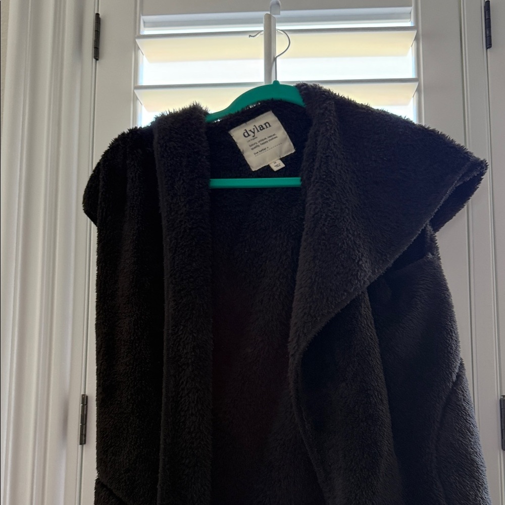Dylan Dark Brown Plush Vest